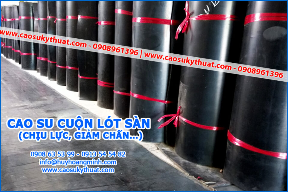 Cao su tấm lót sàn chống rung chịu lực